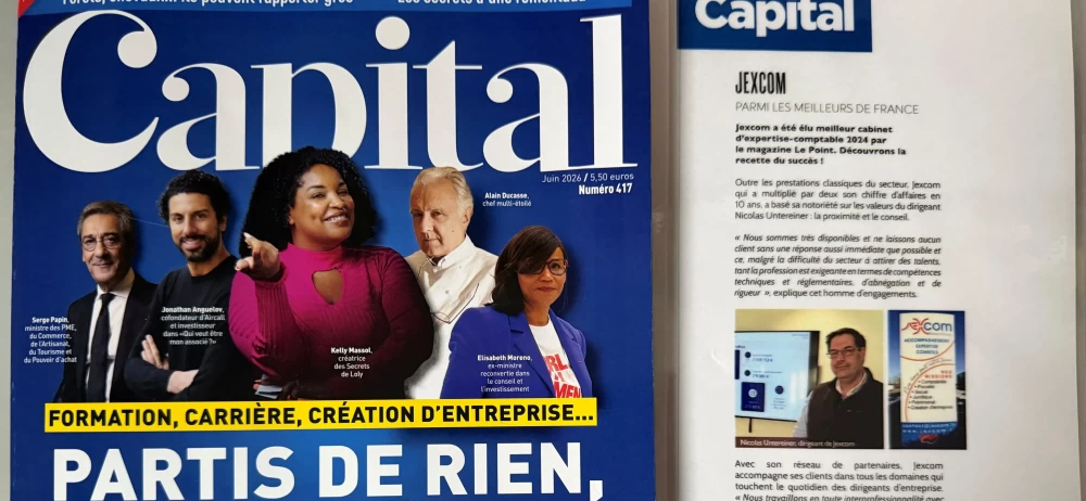 Retrouvez nous dans votre magazine CAPITAL