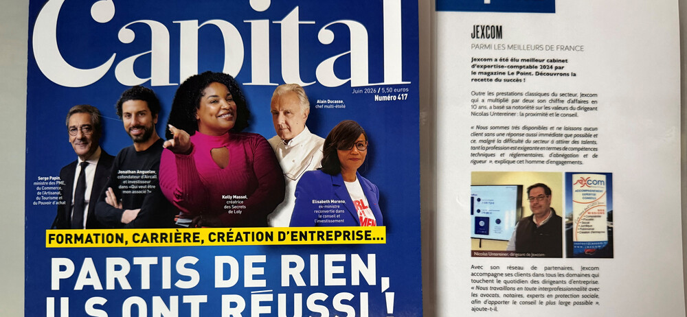 Retrouvez nous dans votre magazine CAPITAL